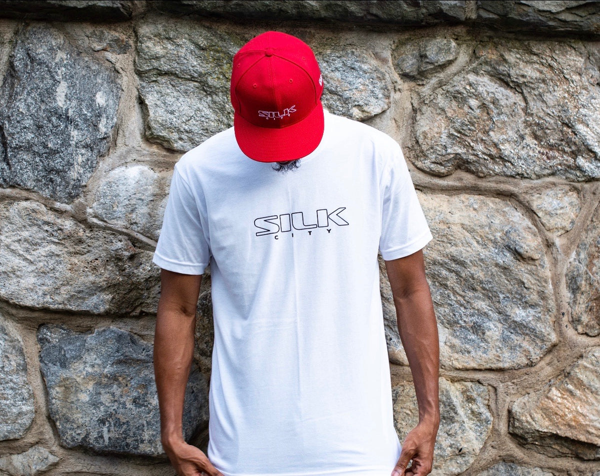 Tシャツ・カットソー citybreeze Tencel City Lettering Short Sleeve T-Shirt_WHITE T-SHIRT - CITYBREEZE