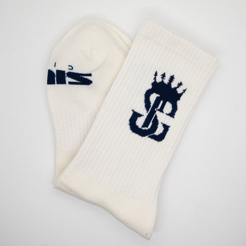 Socks (White/Navy)