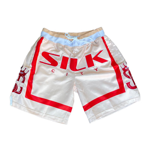SC Luxury Shorts (Cream/Red)