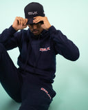 Sweatsuit (Navy Blue/Red/White)