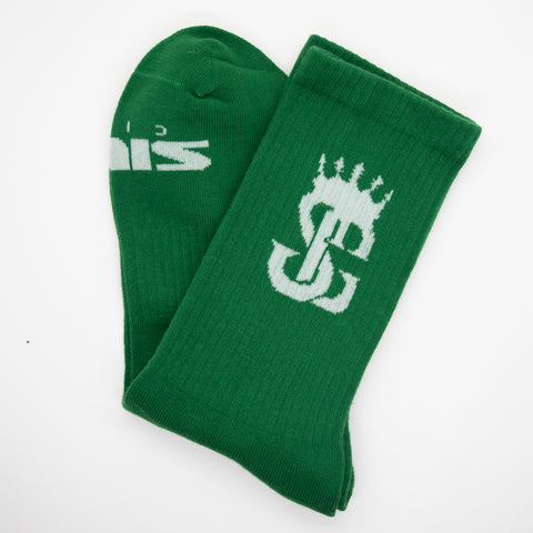 Socks (Green/White)